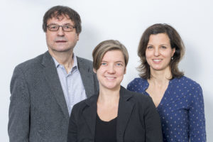Tschüss Kohle Vertrauenspersonen: v.l.: Dr. Ulf Skirke, Wiebke Hansen, Ulrike Eder
