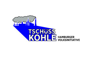 Logo Tschüss Kohle Schriftzug rechts CMYK