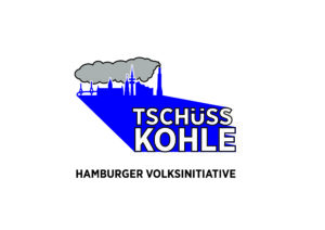 Logo Tschüss Kohle Schriftzug unten CMYK